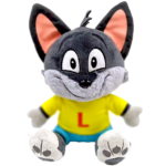 Peluche la colle sur loup