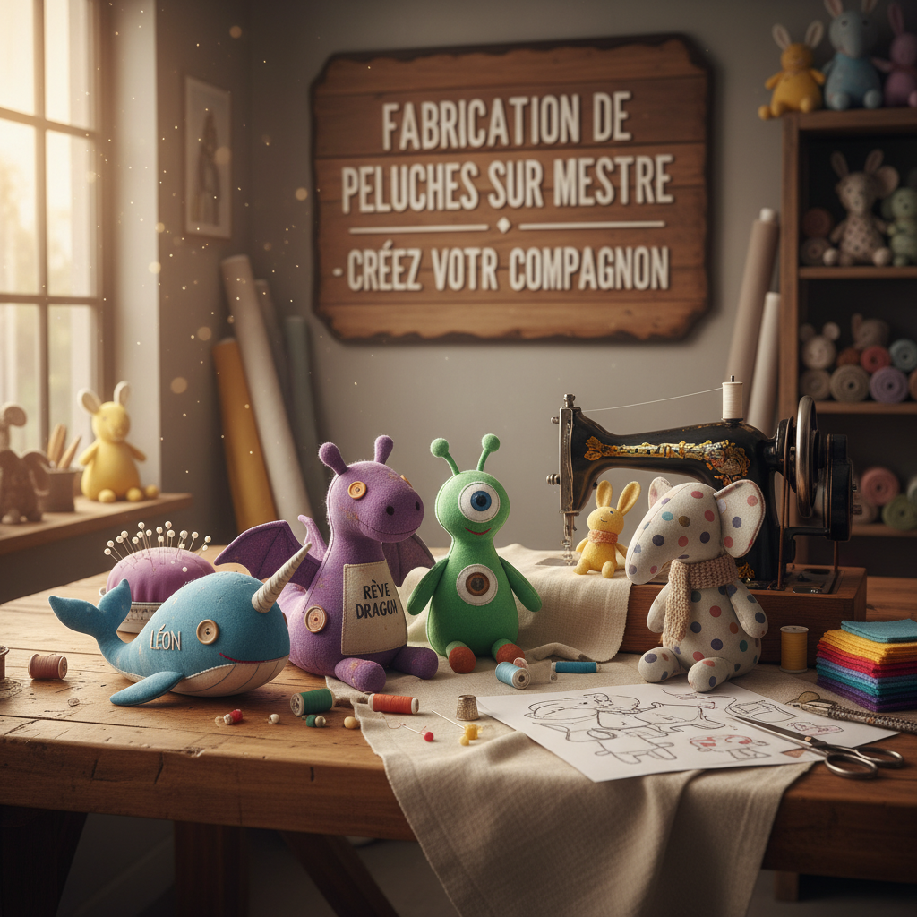fabrication de peluches