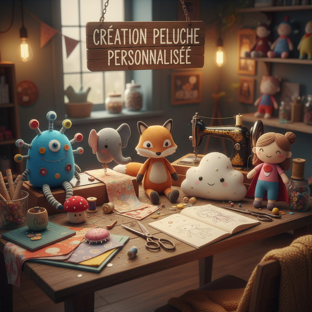 création peluche personnalisée
