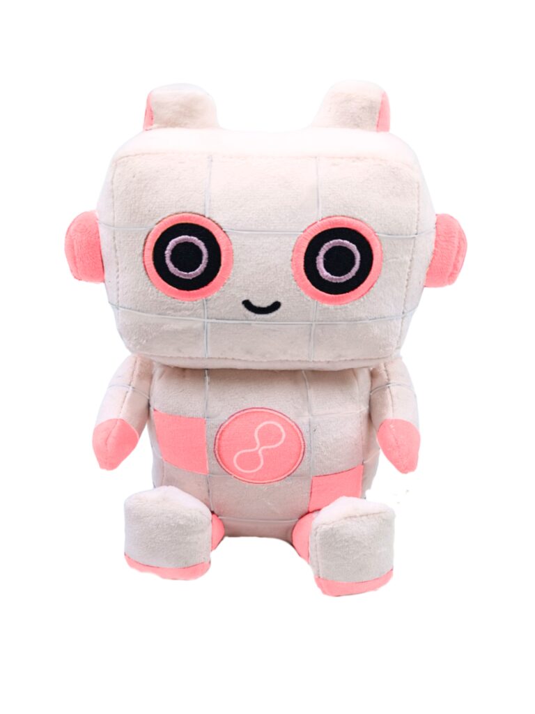Réalisation Peluche robot AXIO Formation par Planète Peluches
