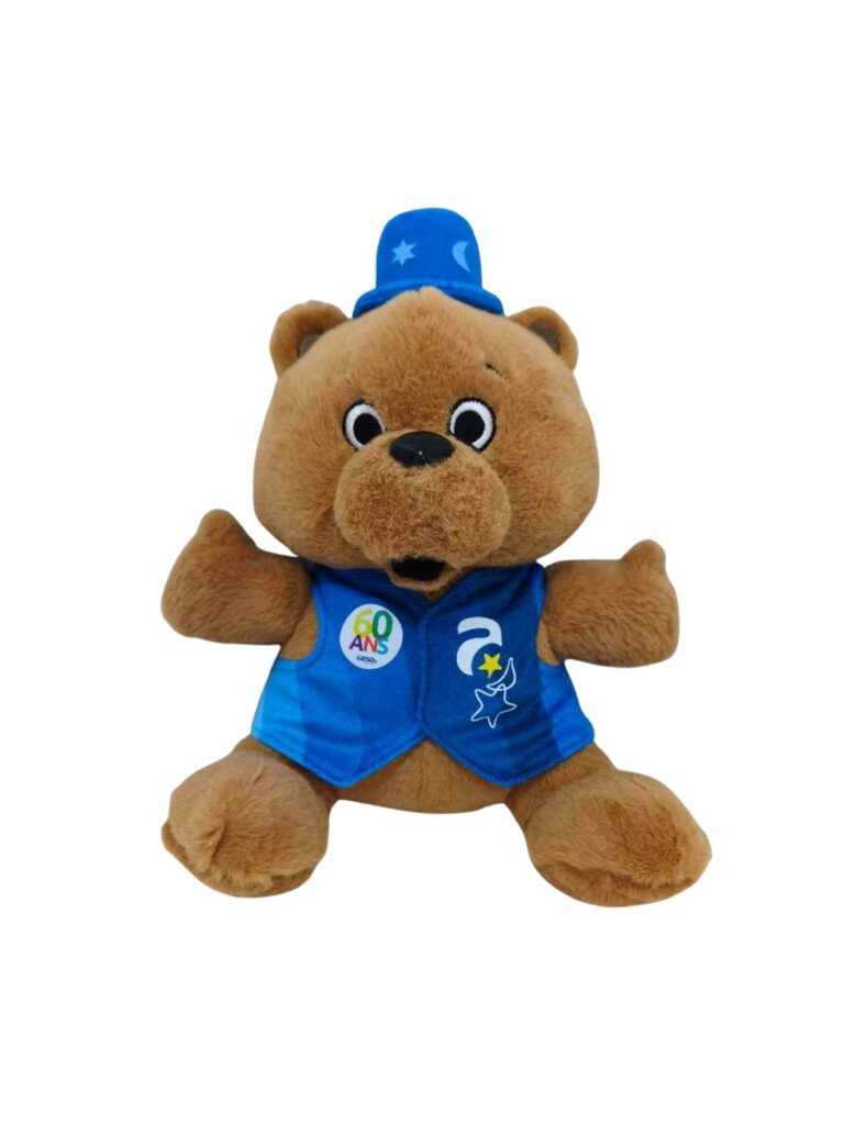 Réalisation Peluche ours IGESA par Planète Peluches