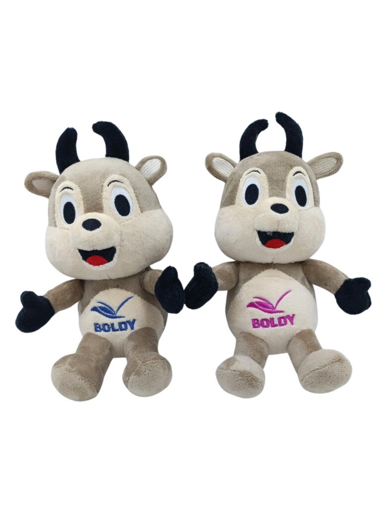 Réalisation Peluche chamois Bol d&rsquo;Air par Planète Peluches