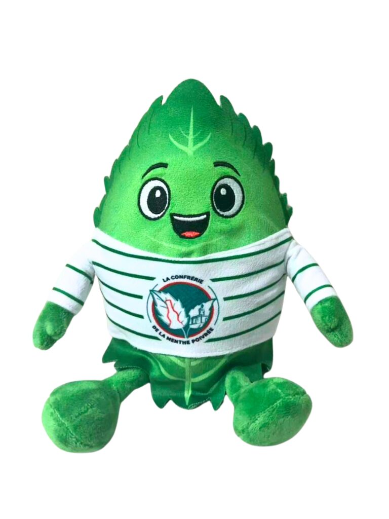 Réalisation Peluche Confrérie de la Menthe Poivrée par Planète Peluches